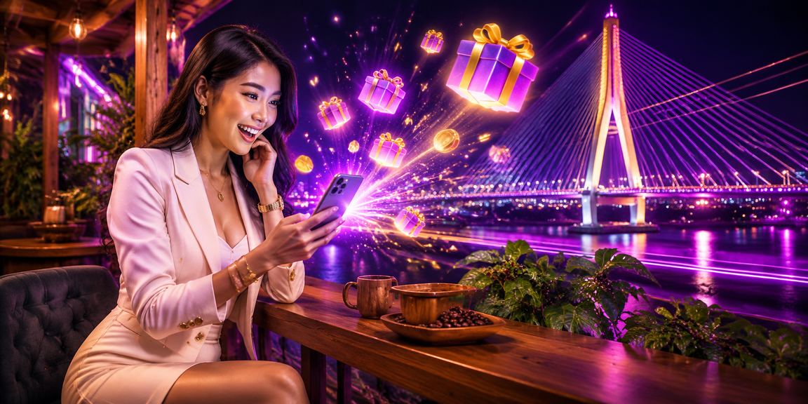 Người dùng tại Cần Thơ kiểm tra ngân sách giải trí trong quán cà phê