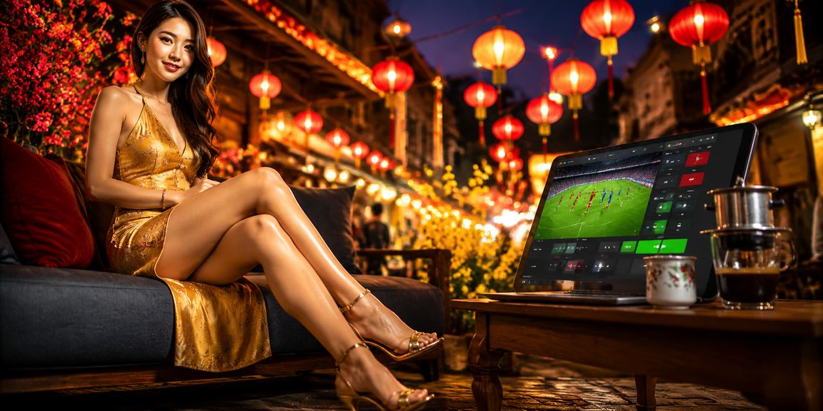 Người dùng tại Huế xem chính sách bảo mật casino trong quán cà phê