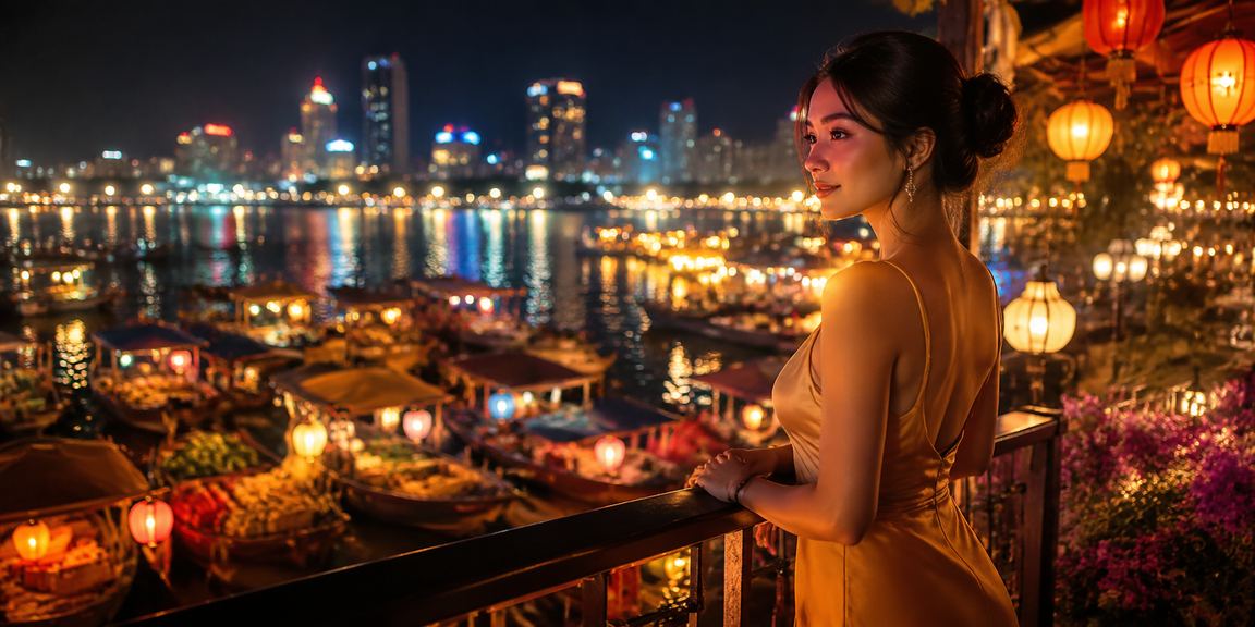 Chợ đêm Nha Trang minh họa câu hỏi thường gặp về giải trí trực tuyến