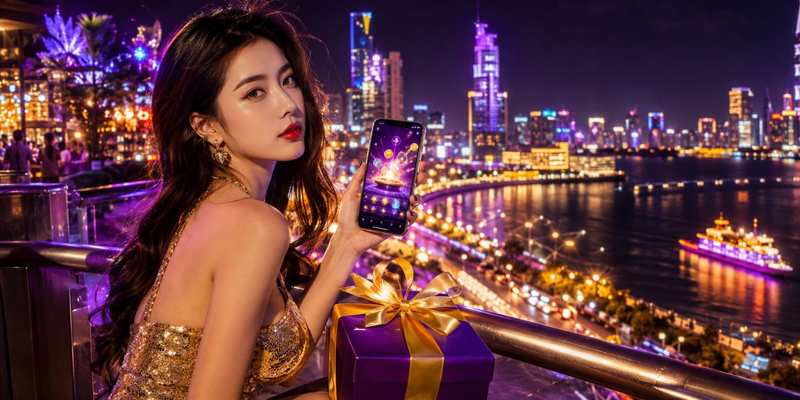 Người dùng Sài Gòn truy cập giải trí casino trên điện thoại trong ánh neon